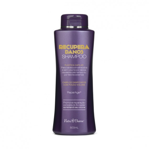 Shampoo Recupera Danos - 500ml - Natu Charm Cosméticos